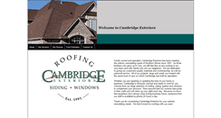 Desktop Screenshot of cambridge-exteriors.com